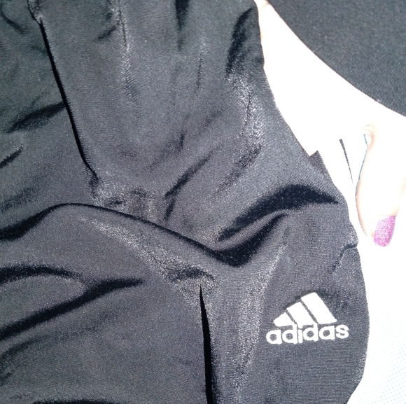 Adidas Stripes Athletic Gym Shorts With Pockets - Picture 5 of 10